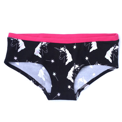 Braga culotte algodón orgánico, unicornio