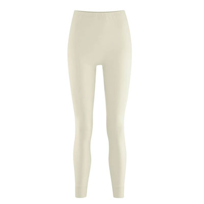 100% organic cotton legging, ecru, for woman