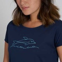 Camiseta 100% algodón orgánico, DOLPHIN