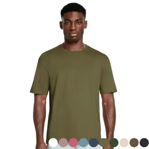 Camiseta 100% algodón orgánico LISA para hombre
