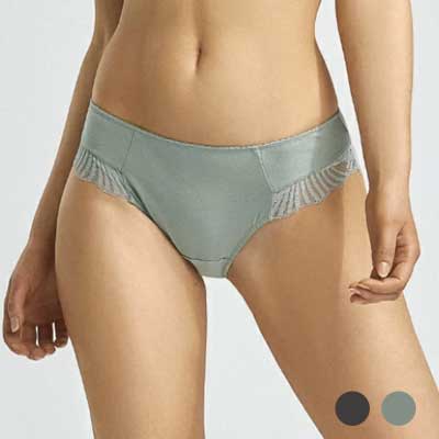 Braga algodón orgánico, Mini slip Puntilla