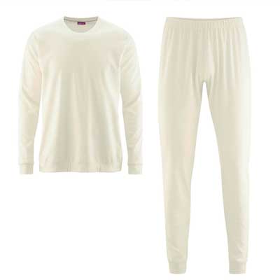 ALVAR men’s 100% organic cotton pajamas (undyed)