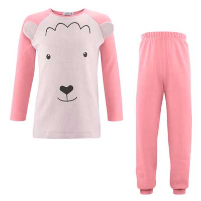 Pijama 100% algodón orgánico, Pink Lion